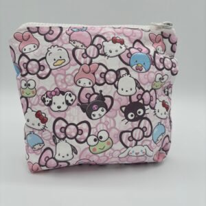 Pink Bows Tyvek Cosmetic Bag