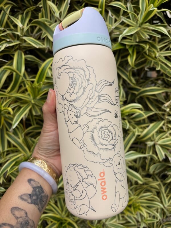 Pooh & Peonies 32 oz Owala - Image 3