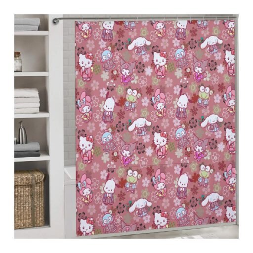 San Kimono Shower Curtain