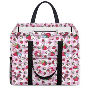 San Strawberry Med "Charlee" Storage Bag