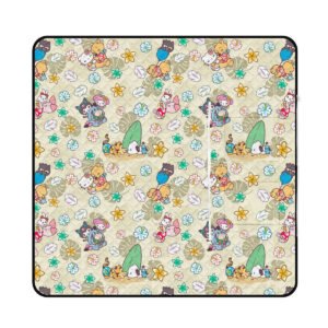 San x Pooh Quilted Beach Mat