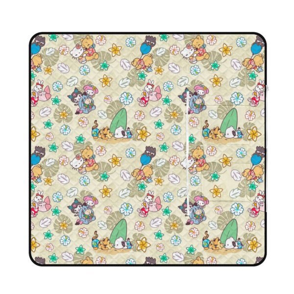 San x Pooh Quilted Beach Mat