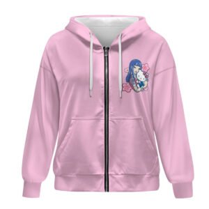 HK TKDK Pink Full Zip Jacket with Hoodie