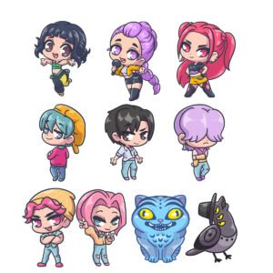 KPOP Demon Hunters Sticker Blind Bag